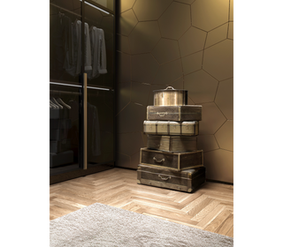 Luxury Champagne Gold Vault Safe with High-Security Storage & Elegant Designer Finish