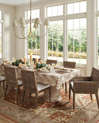 Natural Oak Rectangular Dining Table, 108" or 120"