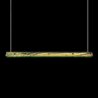 Modern Slim Luxury Marble Linear LED Pendant Light