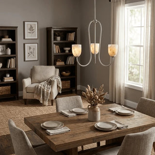 Trillium Alabaster Chandelier