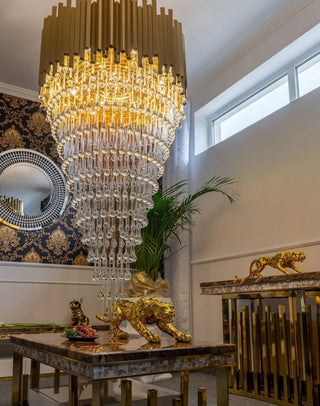 Luxxu Trump Chandelier  35" W  71"H