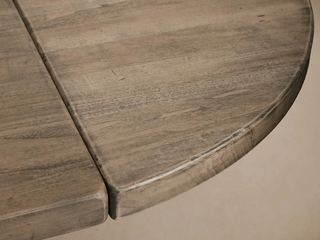 Tuscany Wood Extension Dining Table (Oval Poplar): Casual Style Dining Room Meal & Gathering Table