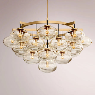 Kabrette Clear Glass Round Chandelier