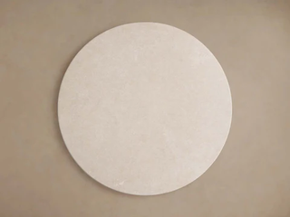 Saint Germain Round Marble Stone Dining Table with Clement