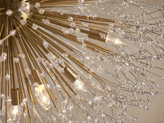 Dandelion Crystal Sputnik Round Chandelier