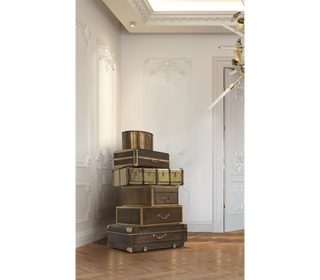 Luxury Champagne Gold Vault Safe with High-Security Storage & Elegant Designer Finish