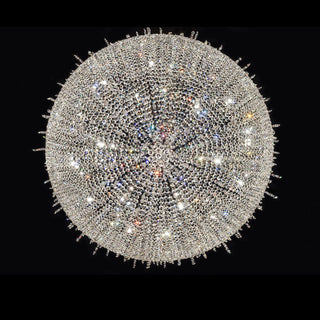 Modern Crystal Chain Chandelier Lighting  47" W 24"H