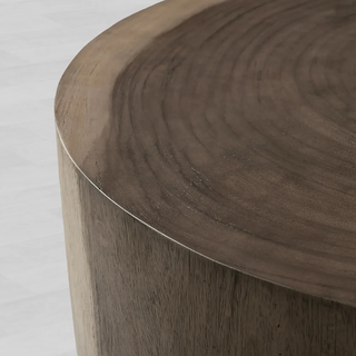 Toluca Guanacaste Wood Coffee Table: Metal Base Living Room Center Cocktail & Tea Table
