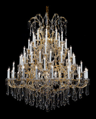 Custom Big Crystal Chandelier Lighting 63"W 73"H