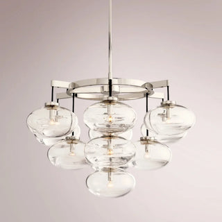 Kabrette Clear Glass Round Chandelier