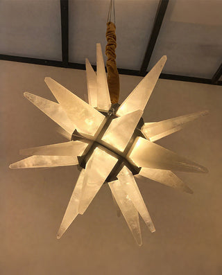 Star crystal chandelier