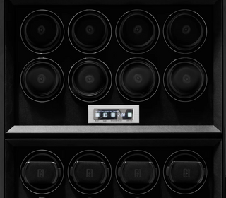Luxury Symphony Watch Winder Safe with Gold-Plated Brass Pipes & High-Security Storage System