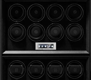 Luxury Symphony Watch Winder Safe with Gold-Plated Brass Pipes & High-Security Storage System