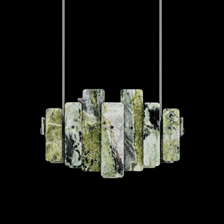 Modern Layered  Luxury Marble LED Chandelier