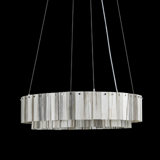 Modern Two-Tier  Luxury Marble Round Chandelier