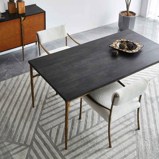 Hand-Forged Metal Medieval Style Dining Table