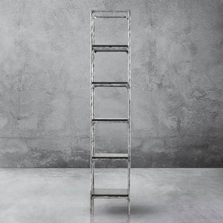 Hand-Forged Metal Wooden Shelving