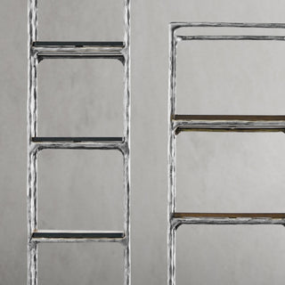 Hand-Forged Metal Wooden Shelving