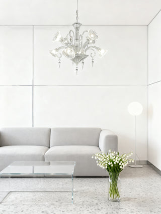 Customize 8 Lights Mille Nuits Chandelier Replica Clear Crystal Baccarat Lighting