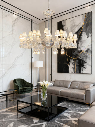 Duplicated 36 Lights Paris Baccarat Crystal Lighting Chandelier