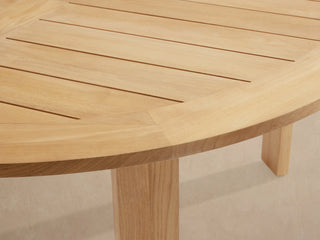 Bal Harbour Round Teak Outdoor Dining Table