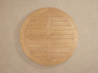 Bal Harbour Round Teak Outdoor Dining Table