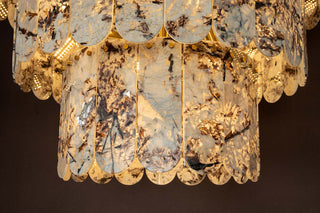 Grand Four-Tier Snowcrest White Luxury Marble Chandelier