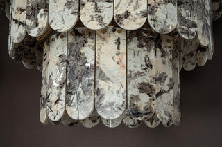 Grand Four-Tier Snowcrest White Luxury Marble Chandelier