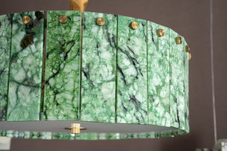 Modern Luxury Marble Drum Chandelier