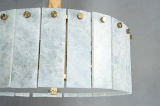 Modern Luxury Marble Drum Chandelier