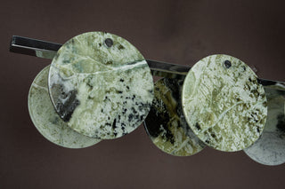 Modern Sculptural Luxury Marble Linear Chandelier