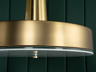 Modern  Luxury Marble LED Disc Pendant Chandelier