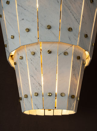 Modern Tapered Luxury Marble Chandelier