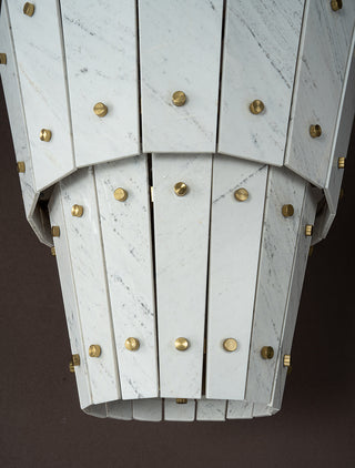 Modern Tapered Luxury Marble Chandelier