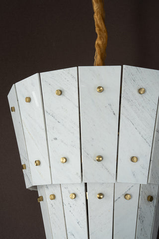 Modern Tapered Luxury Marble Chandelier