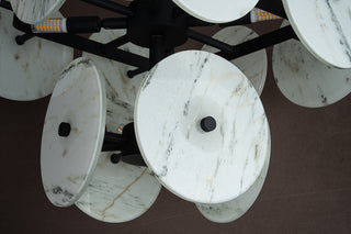 Modern Sculptural Luxury Marble Cluster Chandelier