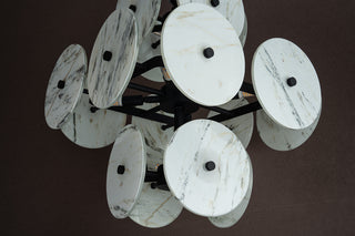 Modern Sculptural Luxury Marble Cluster Chandelier