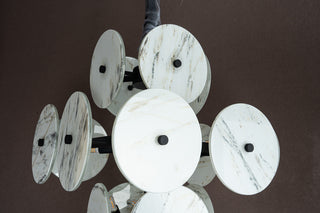 Modern Sculptural Luxury Marble Cluster Chandelier