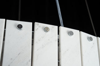 Modern Two-Tier  Luxury Marble Round Chandelier