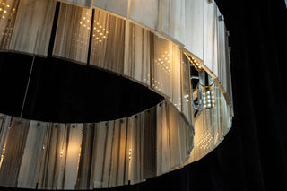 Modern Two-Tier  Luxury Marble Round Chandelier