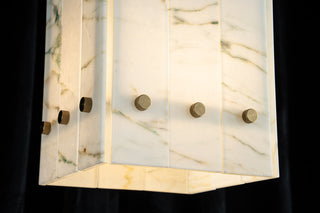 Modern Faceted Luxury Marble Pendant Light
