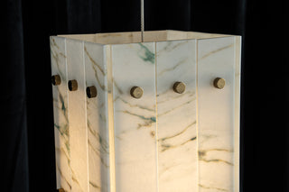 Modern Faceted Luxury Marble Pendant Light