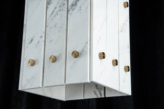 Modern Faceted Luxury Marble Pendant Light