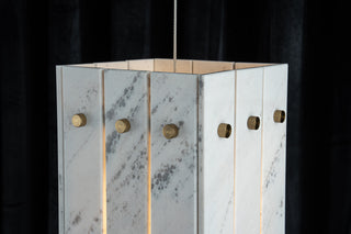Modern Faceted Luxury Marble Pendant Light
