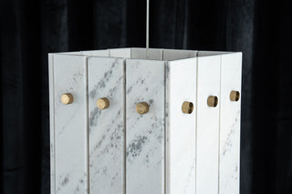 Modern Faceted Luxury Marble Pendant Light
