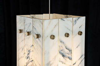 Modern Faceted Luxury Marble Pendant Light