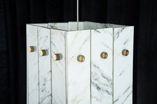 Modern Faceted Luxury Marble Pendant Light