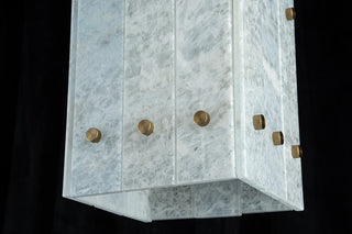 Modern Faceted Luxury Marble Pendant Light