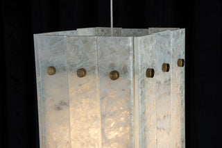 Modern Faceted Luxury Marble Pendant Light