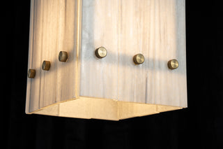 Modern Faceted Luxury Marble Pendant Light